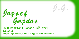 jozsef gajdos business card